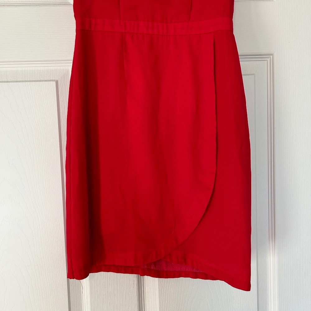 TOBI SLEEVELESS RED DRESS - Picture 3 of 8